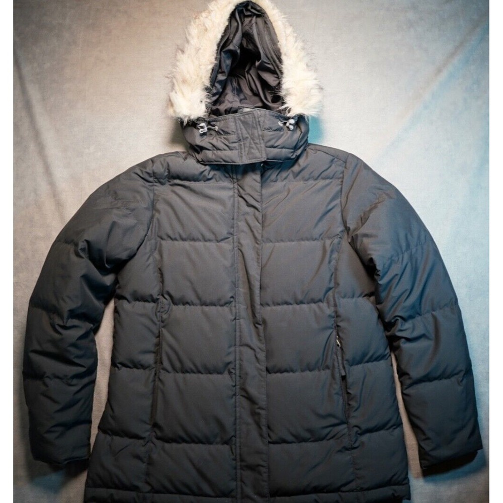 LL Bean Women's Down Puffer Jacket Coat #234009‎ Sz S Reg Removable Hood